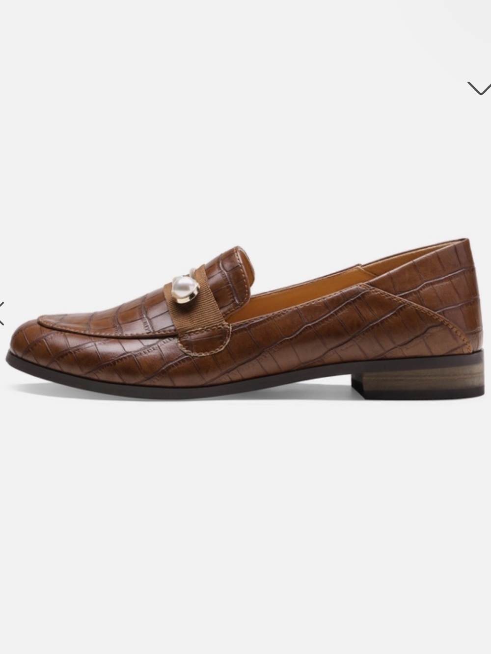 Dream Pairs Croc-Embossed  Slip-On Loafers